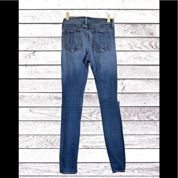Rag & Bone Skinny Mid-Rise Blue Jeans Women's SZ 27 - Picture 2 of 4